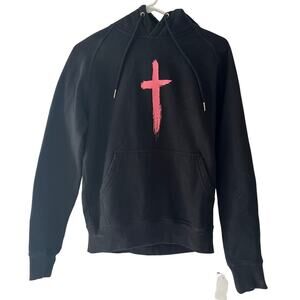 Saint Jhn Hoodie Black Size XS  By Carlos Christian Sex Club Pullover Rare